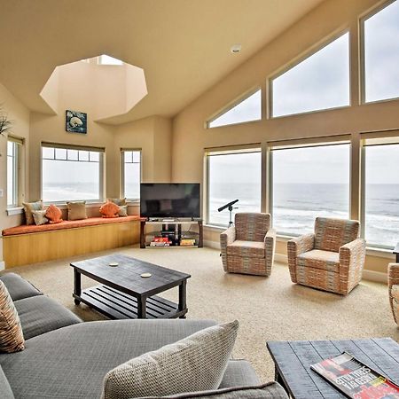 Oceanfront South Beach Home With Hot Tub And Sauna Newport Tower Eksteriør billede