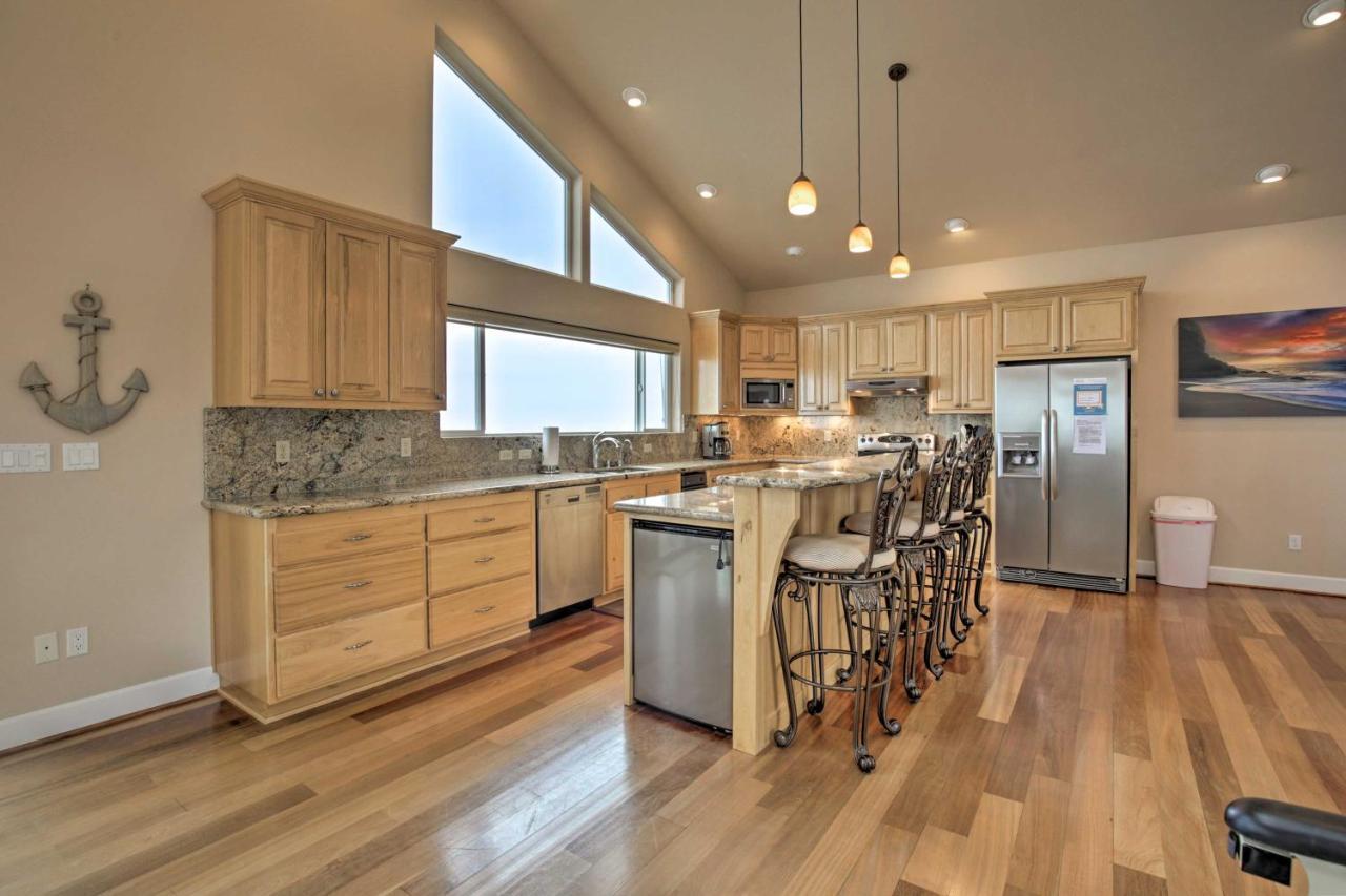 Oceanfront South Beach Home With Hot Tub And Sauna Newport Tower Eksteriør billede