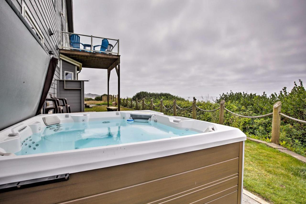 Oceanfront South Beach Home With Hot Tub And Sauna Newport Tower Eksteriør billede