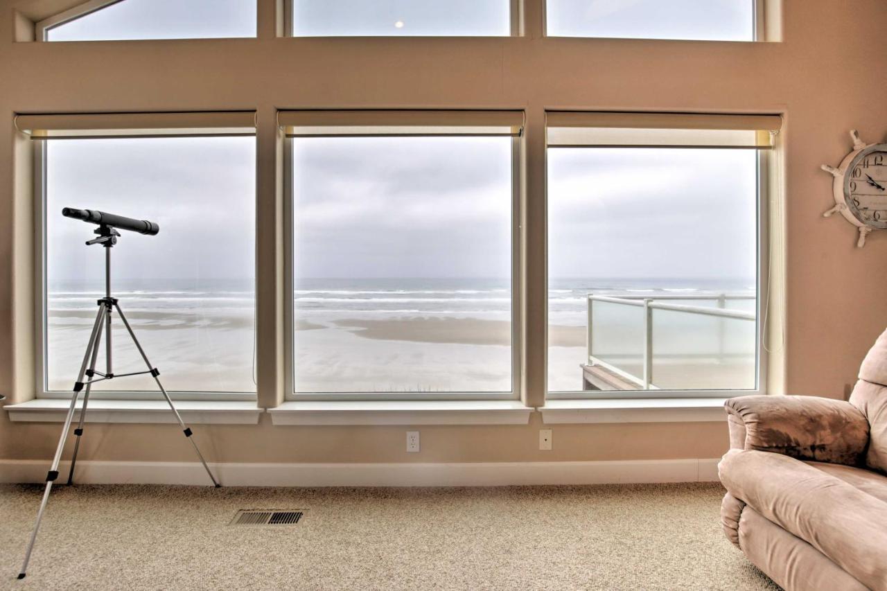 Oceanfront South Beach Home With Hot Tub And Sauna Newport Tower Eksteriør billede